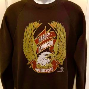RARE! Vintage 1987 Harley Davidson Sweatshirt L